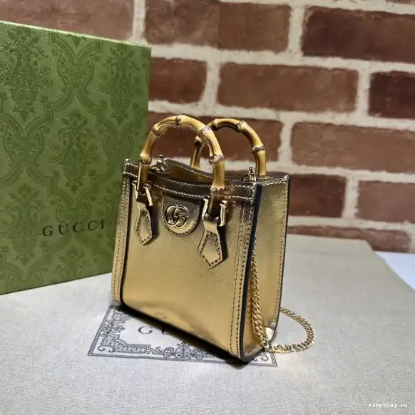 Firstbag ru SUPER GUCCI BAG-12*12.5*6CM MINI DIANA 0620